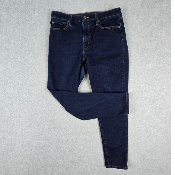 Lauren Ralph Lauren Jeans Size 12 Black Label Classic Straight Leg 32" Waist - Picture 1 of 16